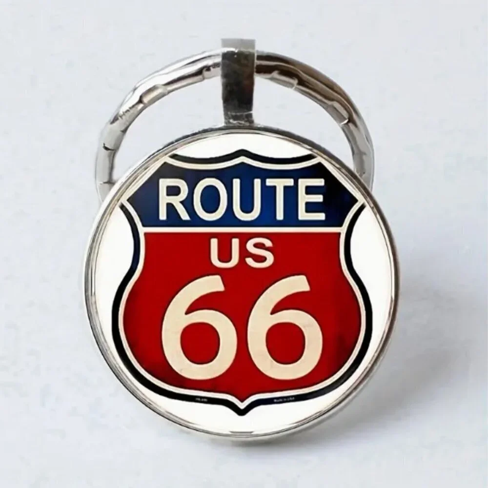 Route 66 Keychain - NEW! Your Choice of Multiple Designs